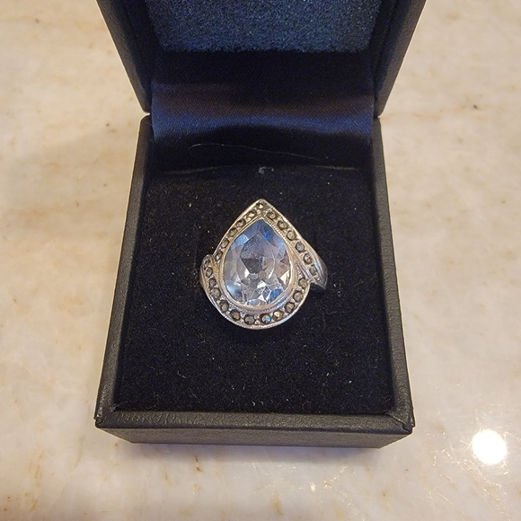 Source Unknown Jewelry - Silver Marcasite Ring